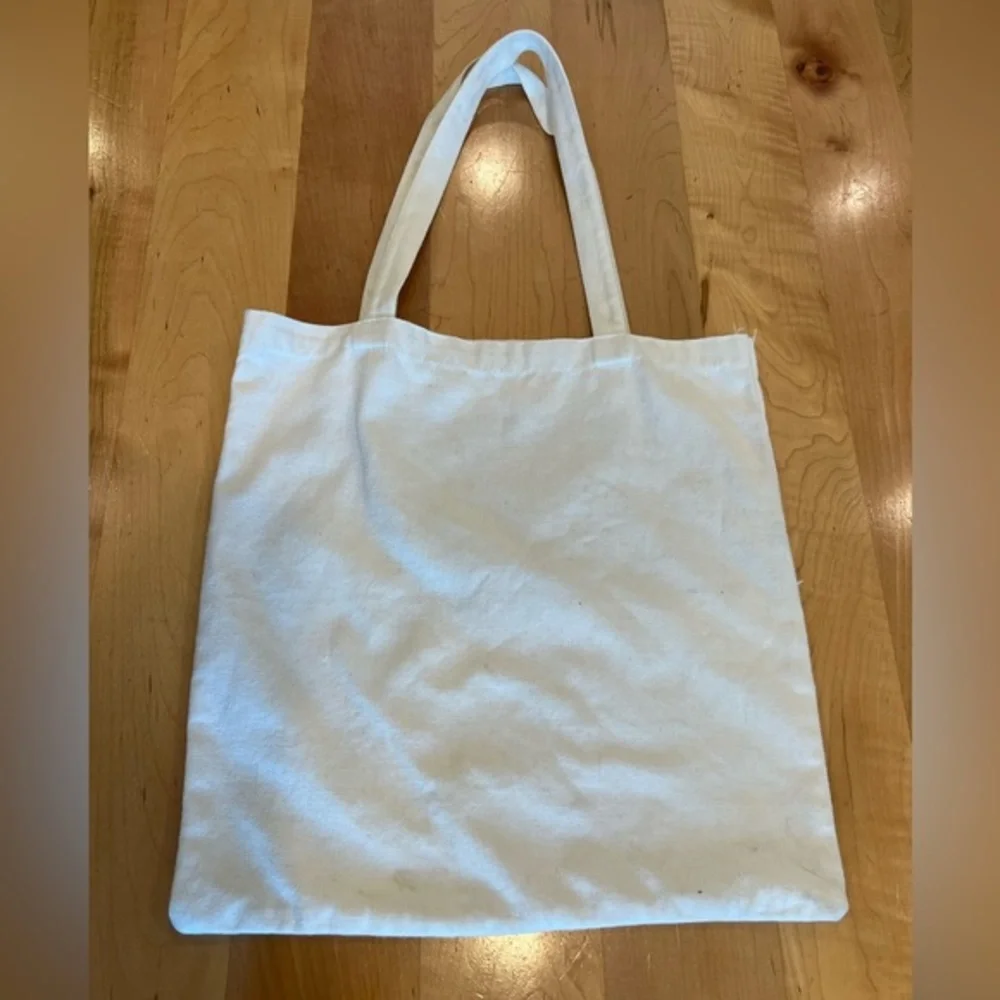 Forever 21 Tote Bag‎ With The Initial “M” 100% Cotton Size 14” X 14”